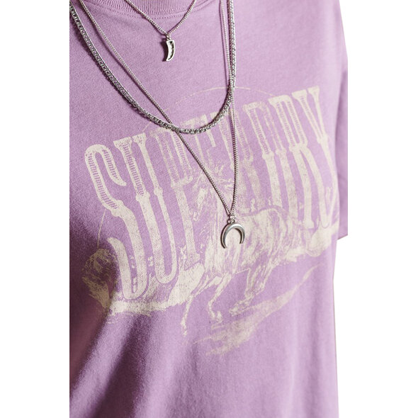 SUPERDRY BOHO GRAPHIC BOX FIT ΜΠΛΟΥΖΑ ΓΥΝΑΙΚEIA W1010729A-5OI