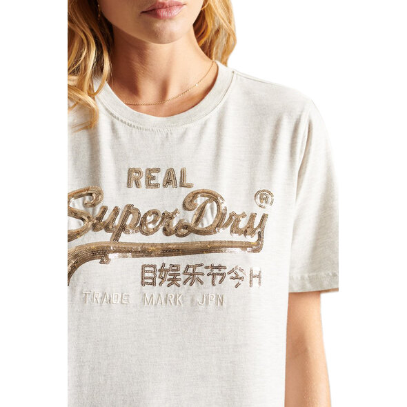 SUPERDRY VINTAGE LOGO BOHO SPARKLE ΜΠΛΟΥΖΑ ΓΥΝΑΙΚEIA W1010731A-10C
