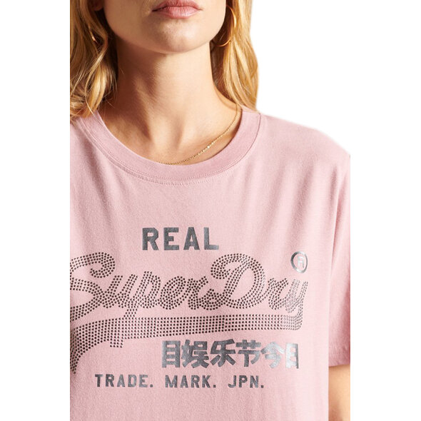SUPERDRY VINTAGE LOGO BOHO SPARKLE ΜΠΛΟΥΖΑ ΓΥΝΑΙΚEIA W1010731A-10R