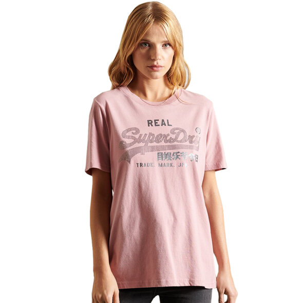 SUPERDRY VINTAGE LOGO BOHO SPARKLE ΜΠΛΟΥΖΑ ΓΥΝΑΙΚEIA W1010731A-10R