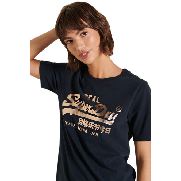 SUPERDRY VINTAGE LOGO BOHO SPARKLE ΜΠΛΟΥΖΑ ΓΥΝΑΙΚEIA W1010731A-98T