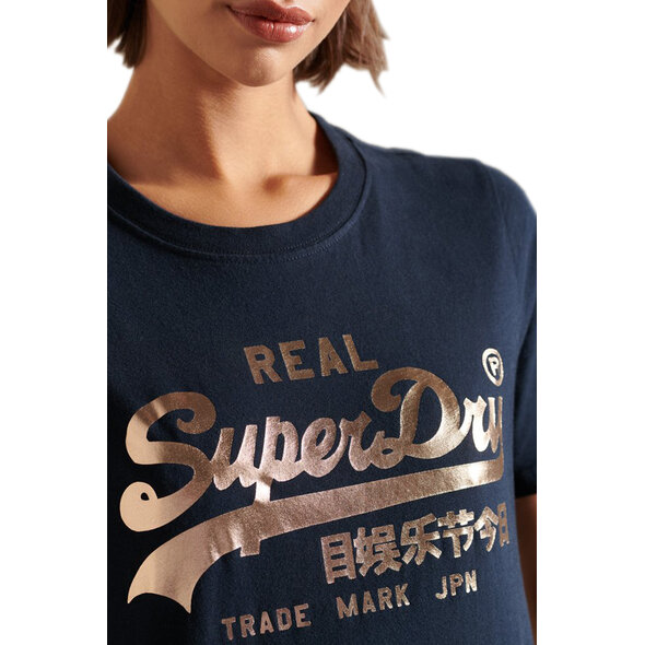 SUPERDRY VINTAGE LOGO BOHO SPARKLE ΜΠΛΟΥΖΑ ΓΥΝΑΙΚEIA W1010731A-98T
