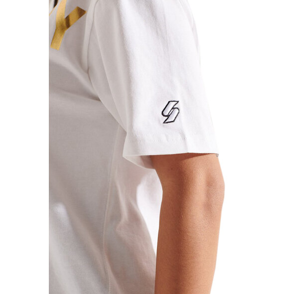 SUPERDRY CORPORATE LOGO FOIL ΜΠΛΟΥΖΑ ΓΥΝΑΙΚEIA W1010736A-01C