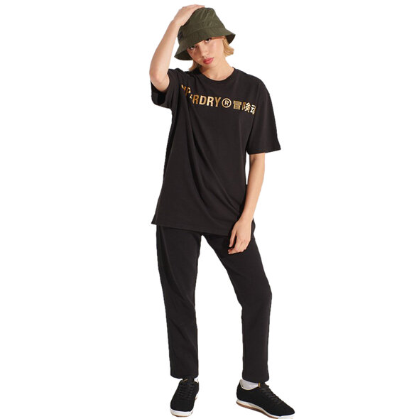 SUPERDRY CORPORATE LOGO FOIL ΜΠΛΟΥΖΑ ΓΥΝΑΙΚEIA W1010736A-02A