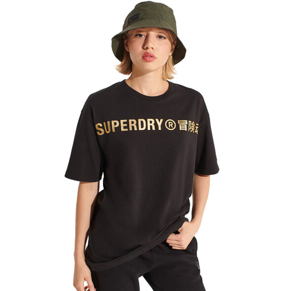 SUPERDRY CORPORATE LOGO FOIL ΜΠΛΟΥΖΑ ΓΥΝΑΙΚEIA W1010736A-02A