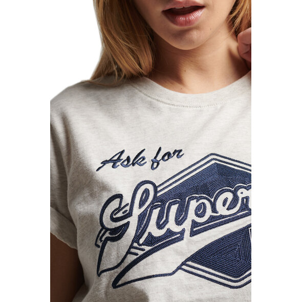 SUPERDRY VINTAGE SCRIPT STYLE COLLEGE ΜΠΛΟΥΖΑ ΓΥΝΑΙΚEIA W1010793A-41O