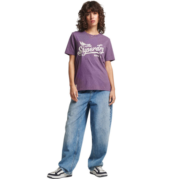 SUPERDRY VINTAGE SCRIPT STYLE COLLEGE ΜΠΛΟΥΖΑ ΓΥΝΑΙΚEIA W1010793A-6JG