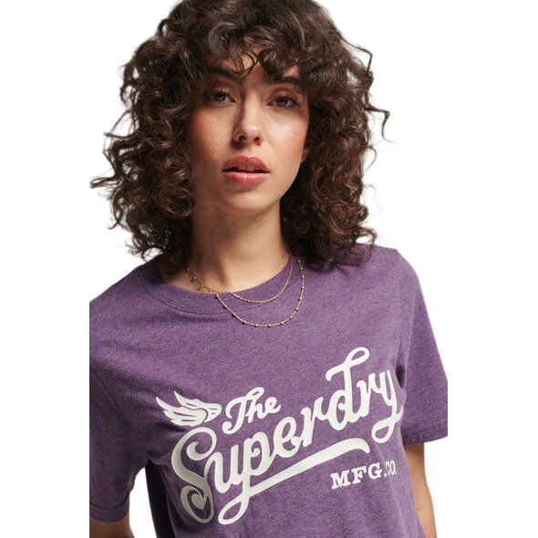 SUPERDRY VINTAGE SCRIPT STYLE COLLEGE ΜΠΛΟΥΖΑ ΓΥΝΑΙΚEIA W1010793A-6JG