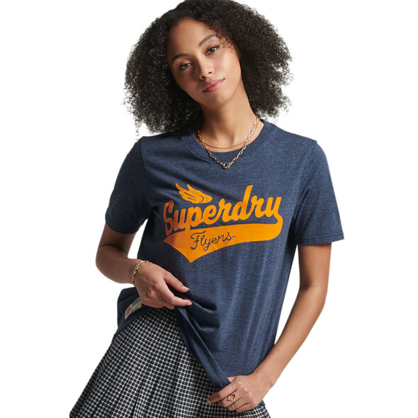 SUPERDRY VINTAGE SCRIPT STYLE COLLEGE ΜΠΛΟΥΖΑ ΓΥΝΑΙΚEIA W1010793A-ZE2