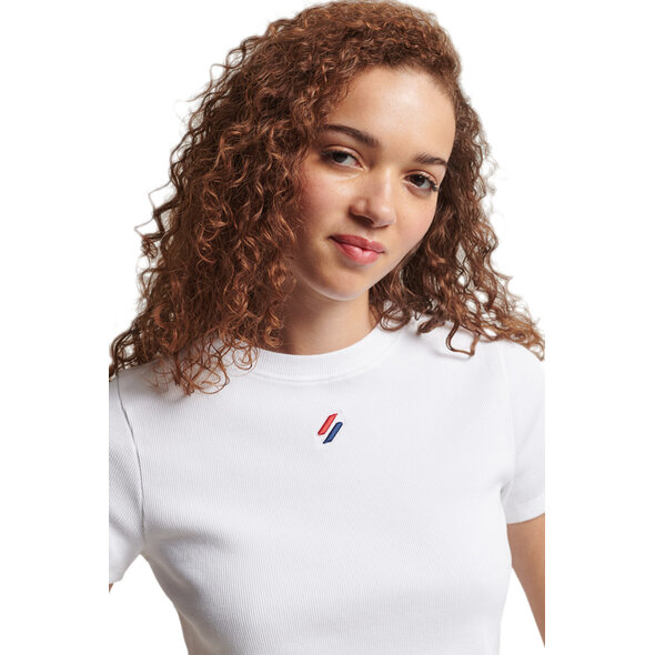 SUPERDRY FITTED CROP TOP ΓΥΝΑΙΚEIO W1010808A-01C