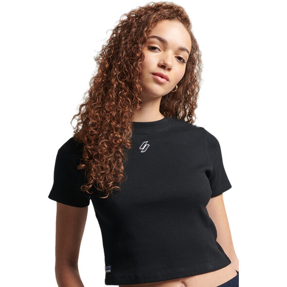 SUPERDRY FITTED CROP TOP ΓΥΝΑΙΚEIO W1010808A-02A
