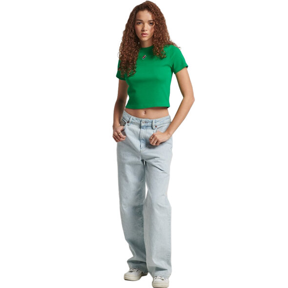 SUPERDRY FITTED CROP TOP ΓΥΝΑΙΚEIO W1010808A-92E