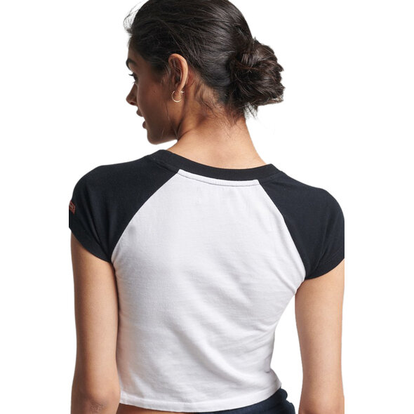 SUPERDRY VINTAGE BASEBALL CROP TOP ΓΥΝΑΙΚEIO W1010817A-05C