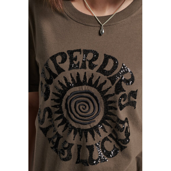 SUPERDRY VINTAGE EMBELLISH ΜΠΛΟΥΖΑ ΓΥΝΑΙΚEIA W1010982A-TSJ