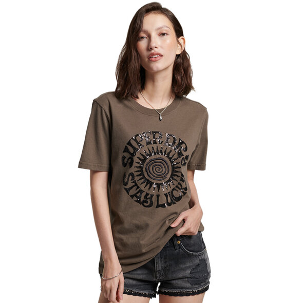 SUPERDRY VINTAGE EMBELLISH ΜΠΛΟΥΖΑ ΓΥΝΑΙΚEIA W1010982A-TSJ