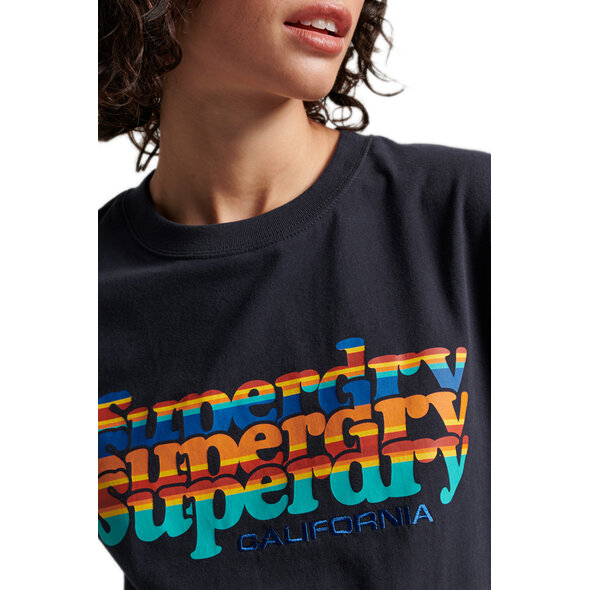 SUPERDRY VINTAGE SCRIPTED INFILL ΜΠΛΟΥΖΑ ΓΥΝΑΙΚEIA W1011054A-98T