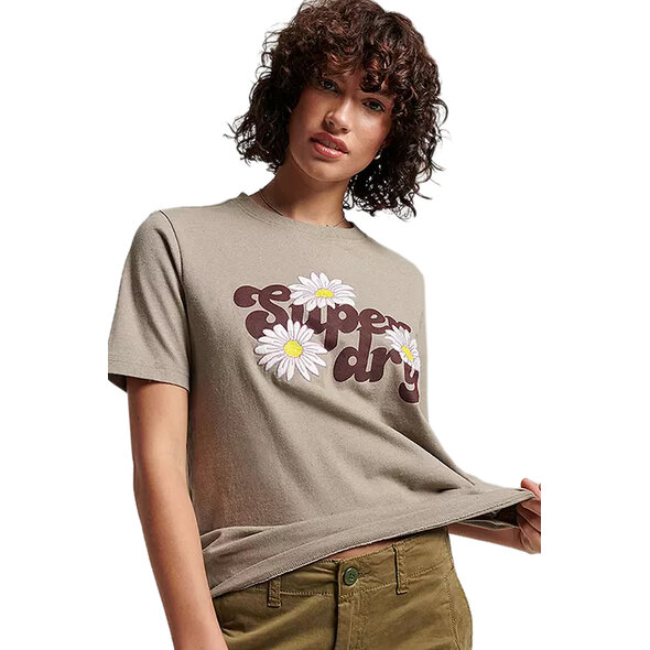 SUPERDRY VINTAGE FLORAL SCRIPTED ΜΠΛΟΥΖΑ ΓΥΝΑΙΚEIA W1011055A-8RI