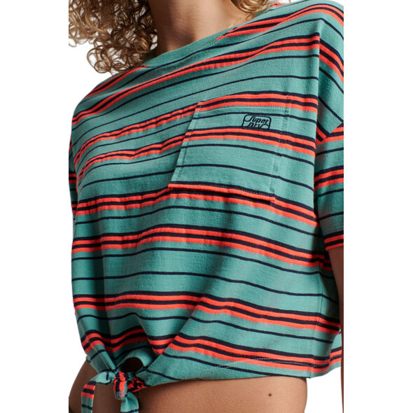 SUPERDRY VINTAGE BOXY TIE FRONT ΜΠΛΟΥΖΑ ΓΥΝΑΙΚEIA W1011087A-8RY