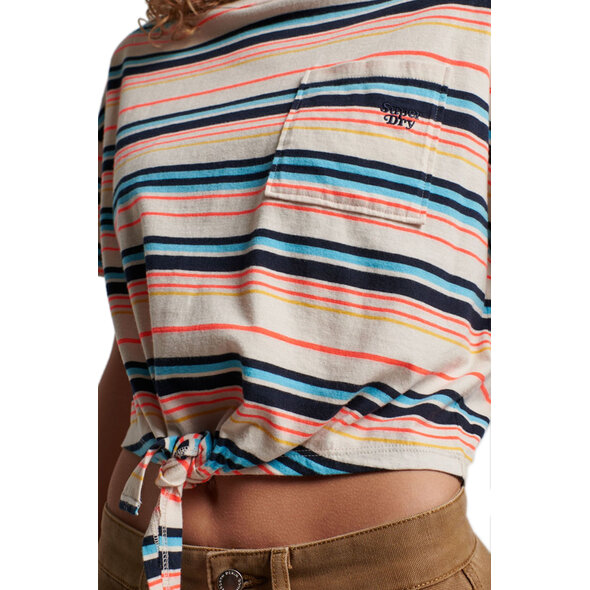 SUPERDRY VINTAGE BOXY TIE FRONT ΜΠΛΟΥΖΑ ΓΥΝΑΙΚEIA W1011087A-8ZX