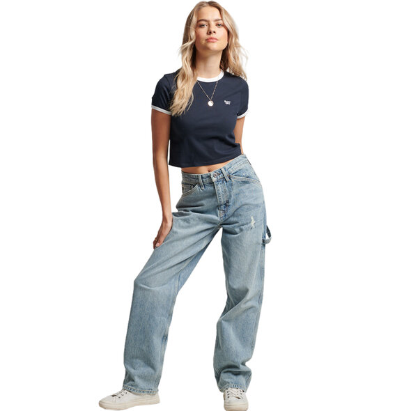 SUPERDRY VINTAGE RINGER CROP TOP ΓΥΝΑΙΚEIO W1011118A-RQG
