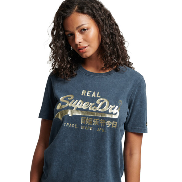 SUPERDRY VINTAGE LOGO EMBELLISHED ΜΠΛΟΥΖΑ ΓΥΝΑΙΚEIA W1011143A-34T