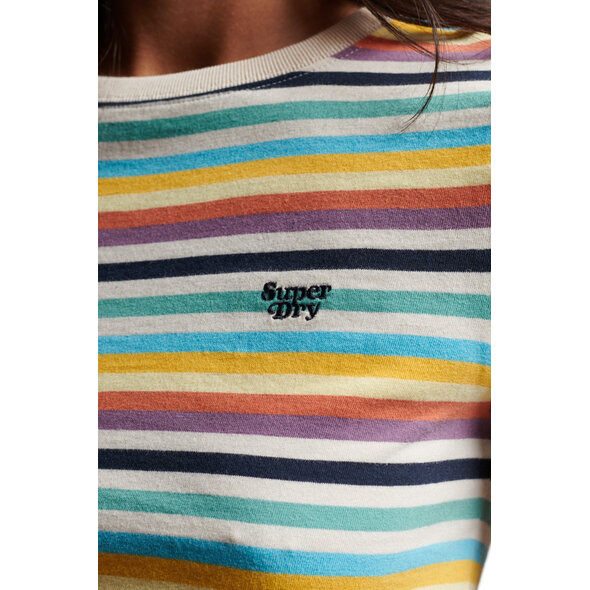 SUPERDRY STRIPE CROP TOP ΓΥΝΑΙΚEIO W1011177A-5LF