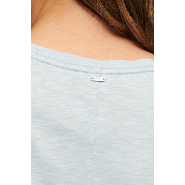SUPERDRY SLUB EMBROIDERED V-NECK ΜΠΛΟΥΖΑ ΓΥΝΑΙΚEIA W1011181A-08G