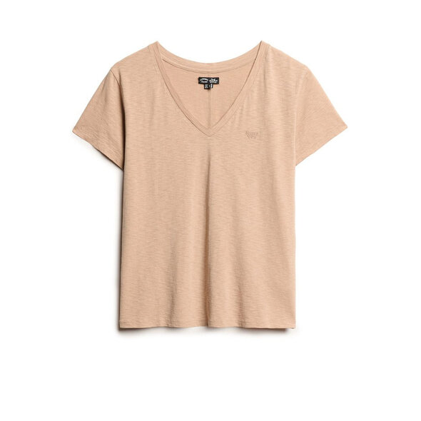 SUPERDRY SLUB EMBROIDERED V-NECK ΜΠΛΟΥΖΑ ΓΥΝΑΙΚEIA W1011181A-1PT