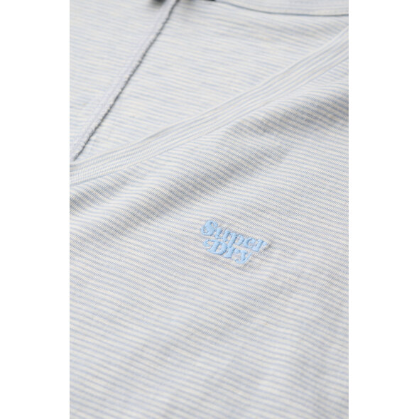 SUPERDRY SLUB EMBROIDERED V-NECK ΜΠΛΟΥΖΑ ΓΥΝΑΙΚEIA W1011181A-D8T