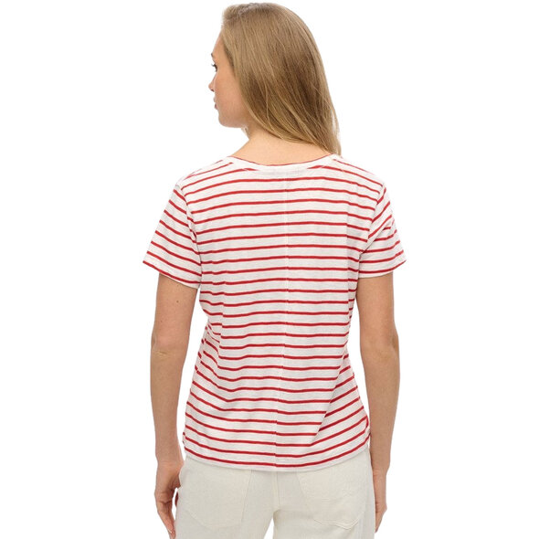 SUPERDRY SLUB EMBROIDERED V-NECK ΜΠΛΟΥΖΑ ΓΥΝΑΙΚEIA W1011181A-E4M