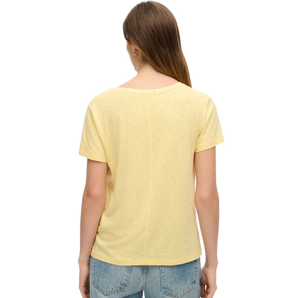 SUPERDRY SLUB EMBROIDERED V-NECK ΜΠΛΟΥΖΑ ΓΥΝΑΙΚEIA W1011181A-QLC
