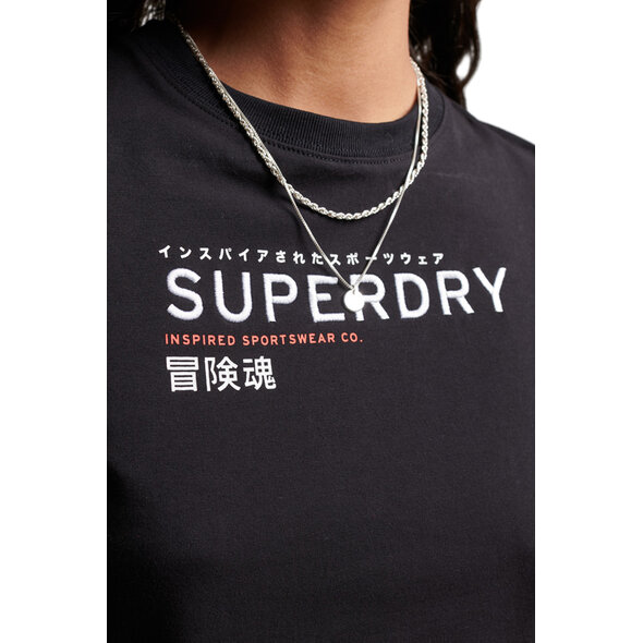SUPERDRY CODE GRAPHIC EMBROIDERED TINY TOP ΓΥΝΑΙΚEIO W1011185A-02A