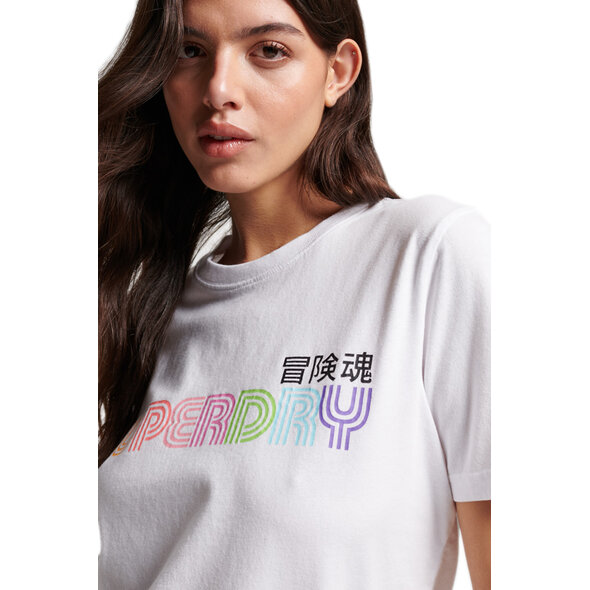 SUPERDRY VINTAGE RETRO RAINBOW ΜΠΛΟΥΖΑ ΓΥΝΑΙΚEIA W1011213A-01C