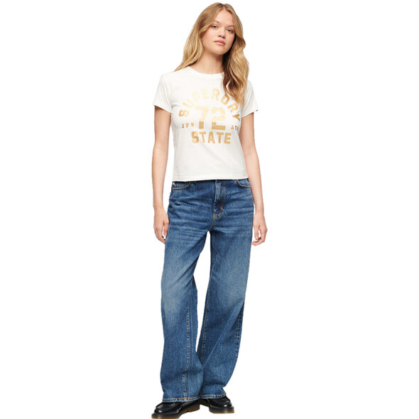 SUPERDRY COLLEGE SCRIPTED GRAPHIC ΜΠΛΟΥΖΑ ΓΥΝΑΙΚEIA W1011254A-22C