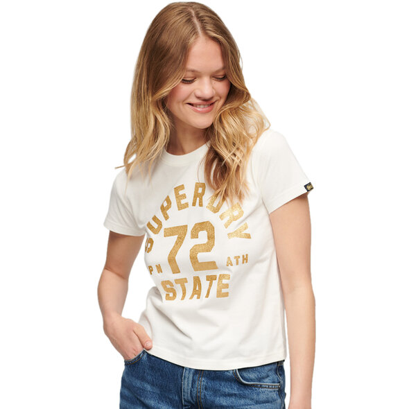 SUPERDRY COLLEGE SCRIPTED GRAPHIC ΜΠΛΟΥΖΑ ΓΥΝΑΙΚEIA W1011254A-22C