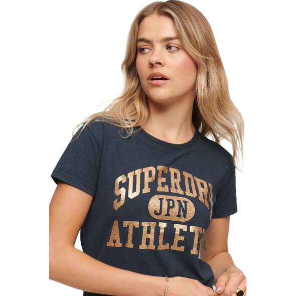 SUPERDRY COLLEGE SCRIPTED GRAPHIC ΜΠΛΟΥΖΑ ΓΥΝΑΙΚEIA W1011254A-98T