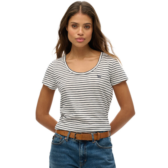 SUPERDRY SCOOP NECK ΜΠΛΟΥΖΑ ΓΥΝΑΙΚΕΙA W1011381A-F7W