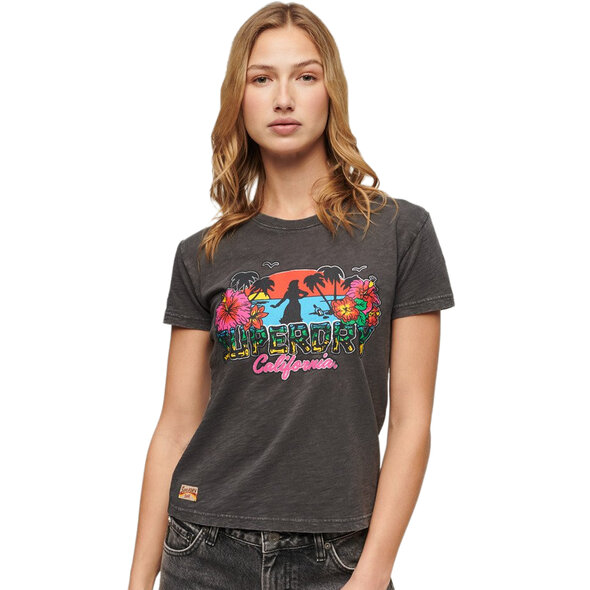 SUPERDRY CALI STICKER FITTED ΜΠΛΟΥΖΑ ΓΥΝΑΙΚEIA W1011390A-06A