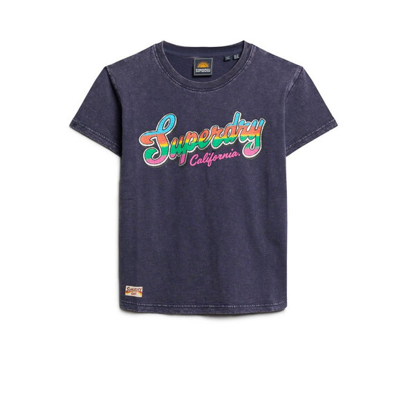 SUPERDRY CALI STICKER FITTED ΜΠΛΟΥΖΑ ΓΥΝΑΙΚEIA W1011390A-2AB