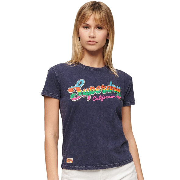 SUPERDRY CALI STICKER FITTED ΜΠΛΟΥΖΑ ΓΥΝΑΙΚEIA W1011390A-2AB