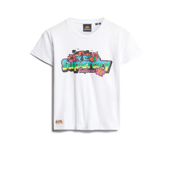SUPERDRY CALI STICKER FITTED ΜΠΛΟΥΖΑ ΓΥΝΑΙΚEIA W1011390A-POL