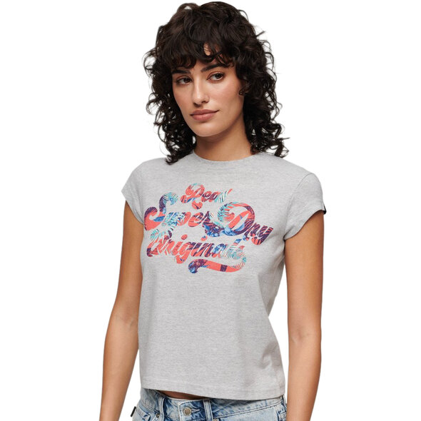 SUPERDRY FLORAL SCRIPTED ΜΠΛΟΥΖΑ ΓΥΝΑΙΚEIA W1011399A-1LN