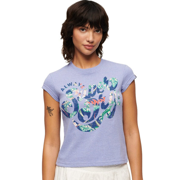 SUPERDRY FLORAL SCRIPTED ΜΠΛΟΥΖΑ ΓΥΝΑΙΚEIA W1011399A-NTD