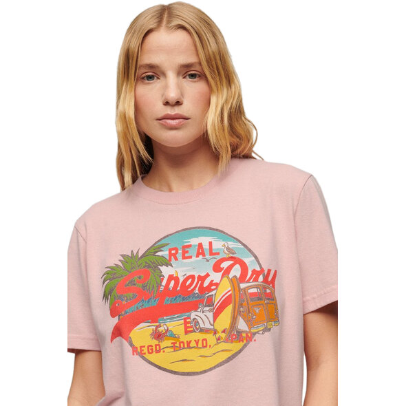 SUPERDRY LA VL GRAPHIC RELAXED ΜΠΛΟΥΖΑ ΓΥΝΑΙΚEIA W1011401A-9CU