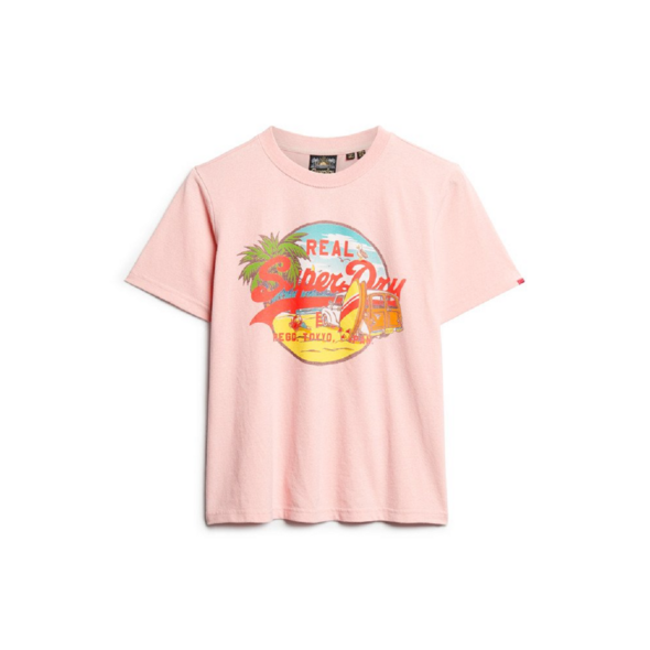 SUPERDRY LA VL GRAPHIC RELAXED ΜΠΛΟΥΖΑ ΓΥΝΑΙΚEIA W1011401A-9CU