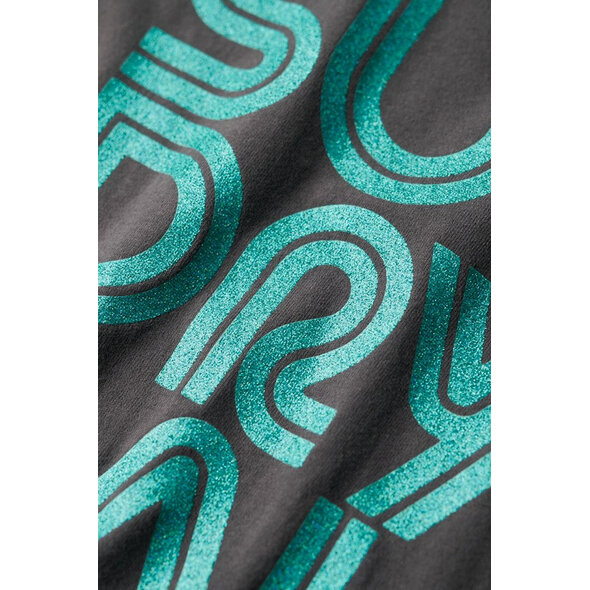 SUPERDRY RETRO GLITTER LOGO ΜΠΛΟΥΖΑ ΓΥΝΑΙΚEIA W1011411A-06A