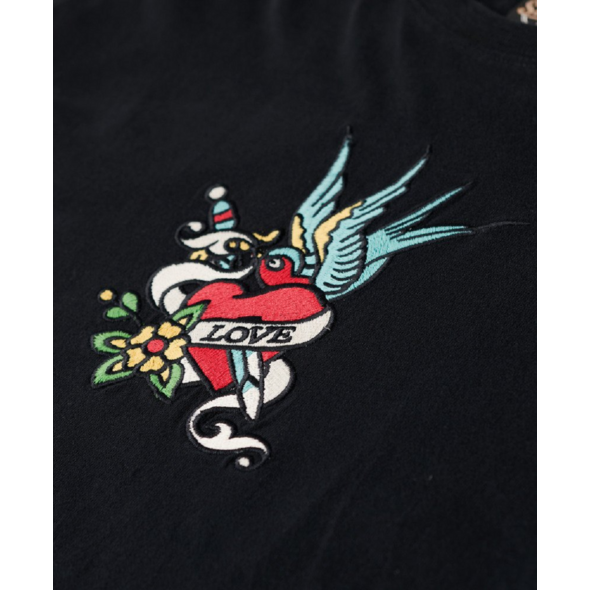 SUPERDRY TATTOO EMBROIDERED FITTED ΜΠΛΟΥΖΑ ΓΥΝΑΙΚEIA W1011419A-02A