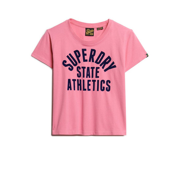 SUPERDRY VARSITY FLOCKED ΜΠΛΟΥΖΑ ΓΥΝΑΙΚEIA W1011421A-28R