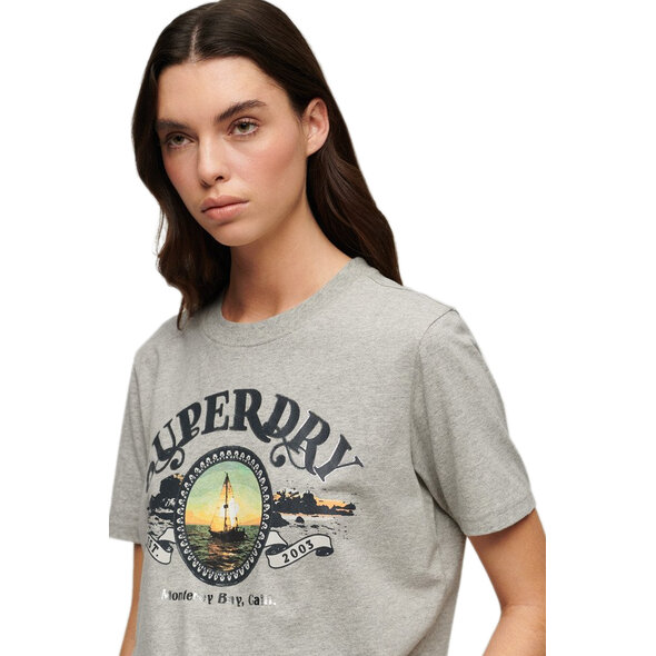 SUPERDRY TRAVEL SOUVENIR RELAXED ΜΠΛΟΥΖΑ ΓΥΝΑΙΚEIA W1011422A-1WY