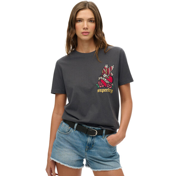 SUPERDRY OLD SCHOOL TATTOO ΜΠΛΟΥΖΑ ΓΥΝΑΙΚΕΙA W1011605A-AFB